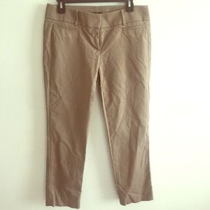 Tan Cropped Pants
